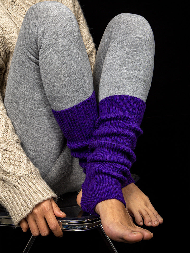 Gavellia Knit Warm-Up Leg Covers