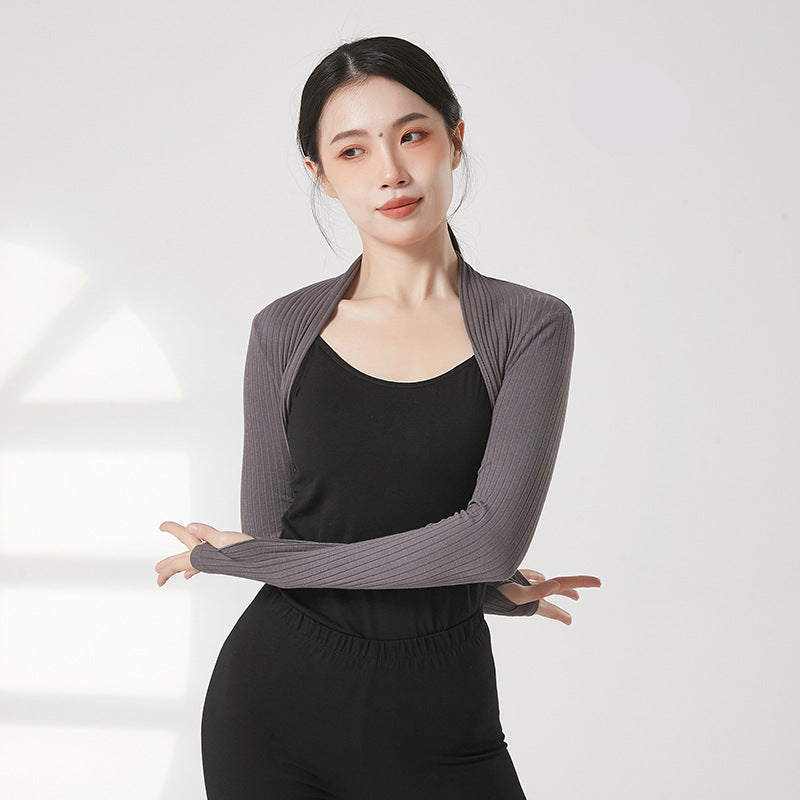 Cynavelle Ribbed Warm-Up Outerwear