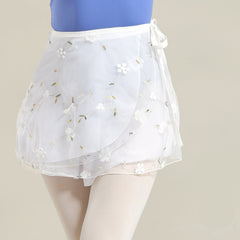 Kaelani Embroidered Wrap Skirt