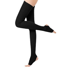 Qavienne Knitted Over Knee Leg Warmers