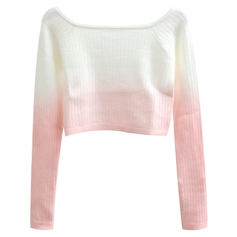 Xynira Gradient Knit Outerwear