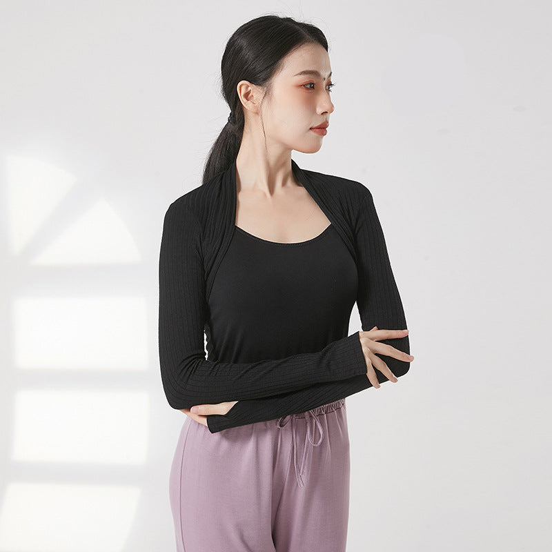 Cynavelle Ribbed Warm-Up Outerwear