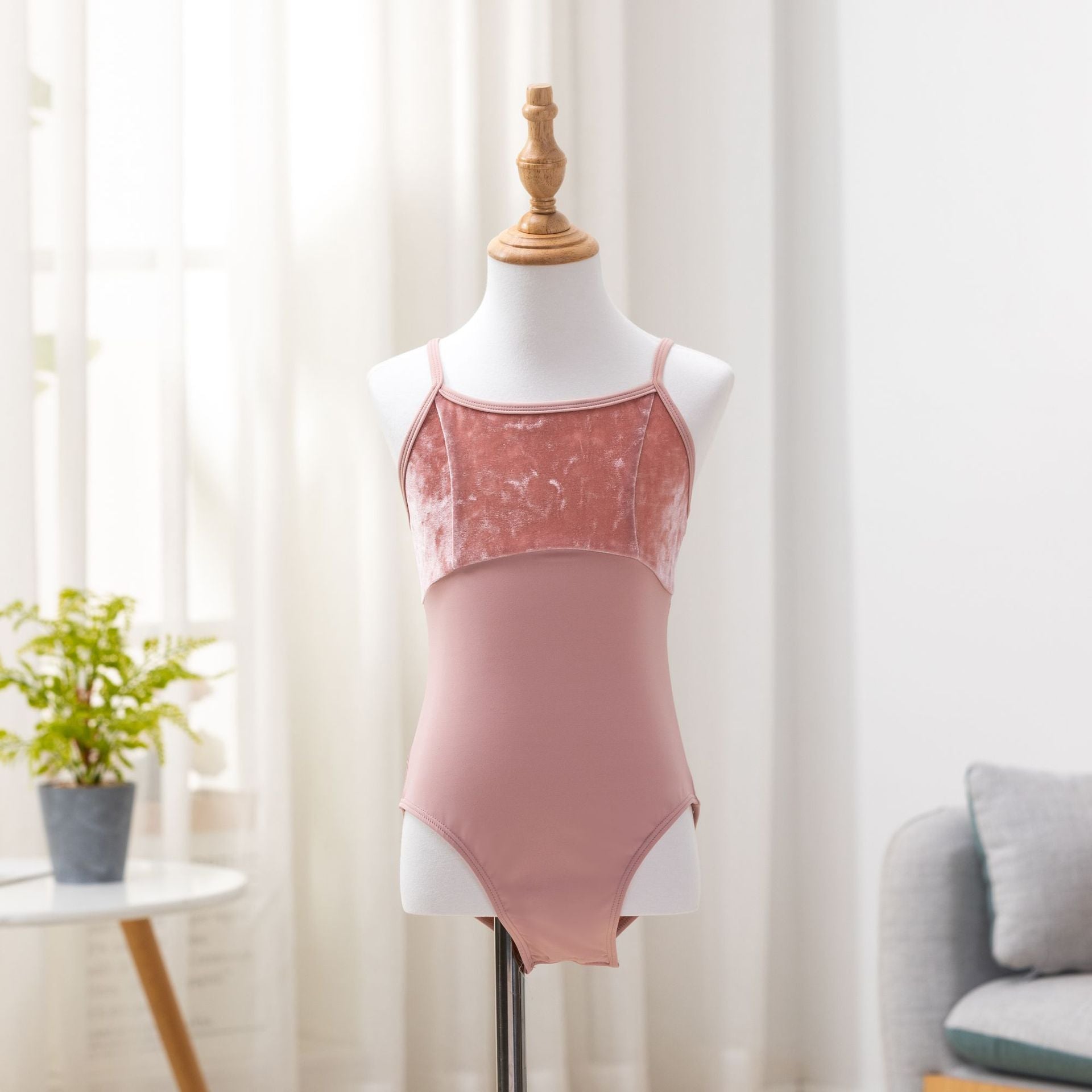 Rosiora Velvet Panel Leotard