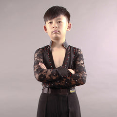 Faris Lace Rhinestone Performance Bodysuit
