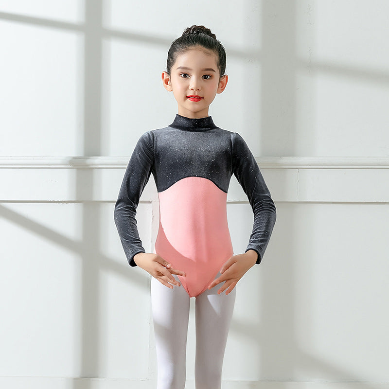 Moonorin Velvet High-Neck Leotard