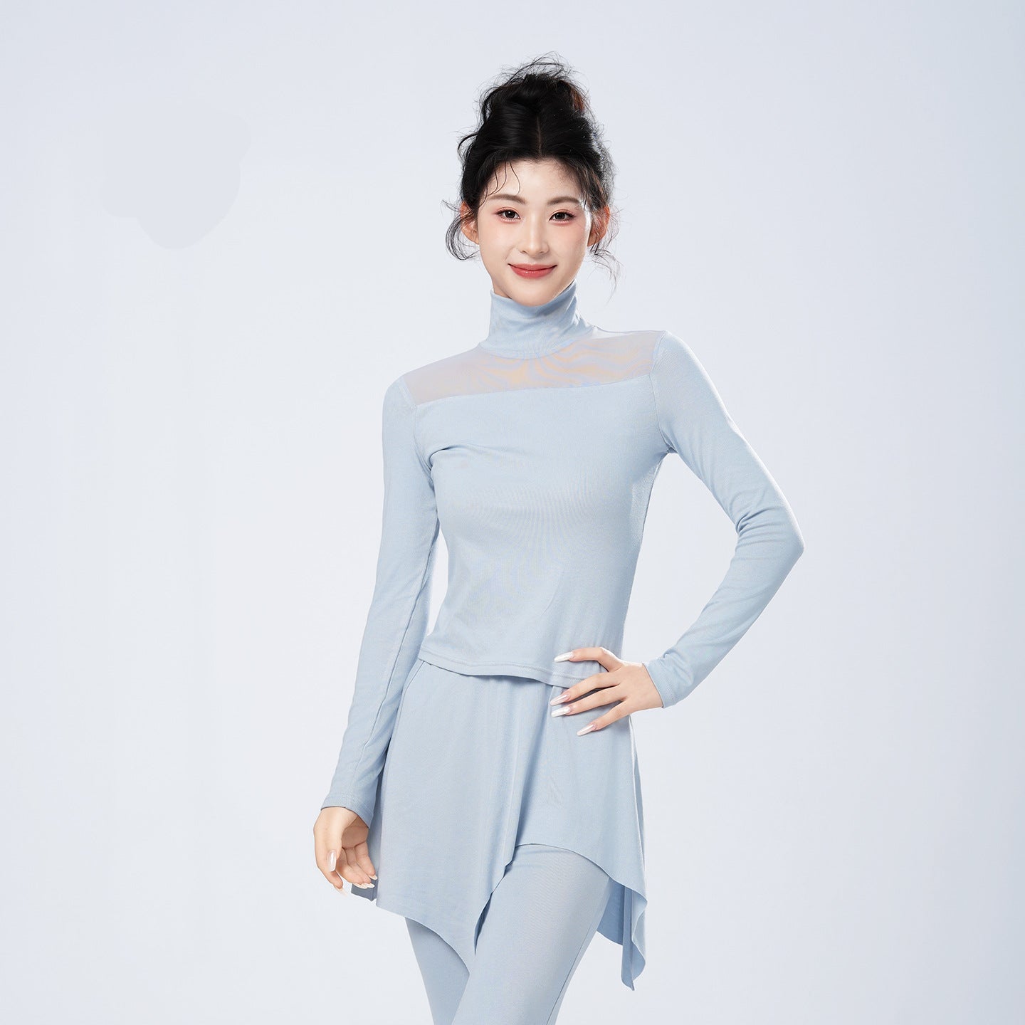 Soryavelle Mesh Yoke Dance Set