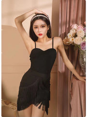 Yoresta Asymmetrical Fringe Practice Skirt