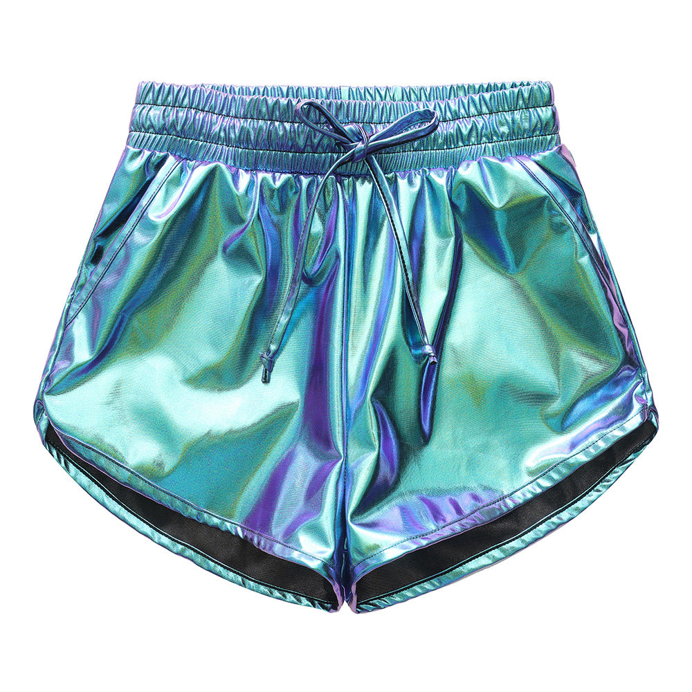 Cynvienne Metallic Training Shorts