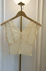 Noryavella Lace Mesh Blouse
