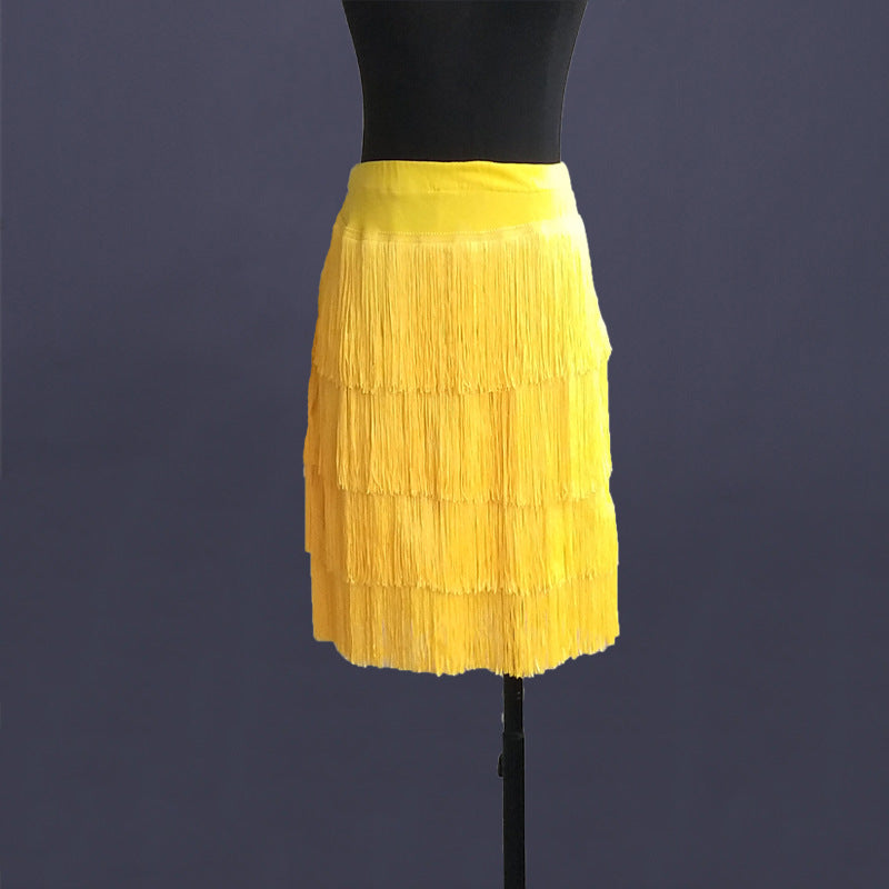 Celindra Four-Layer Fringe Skirt