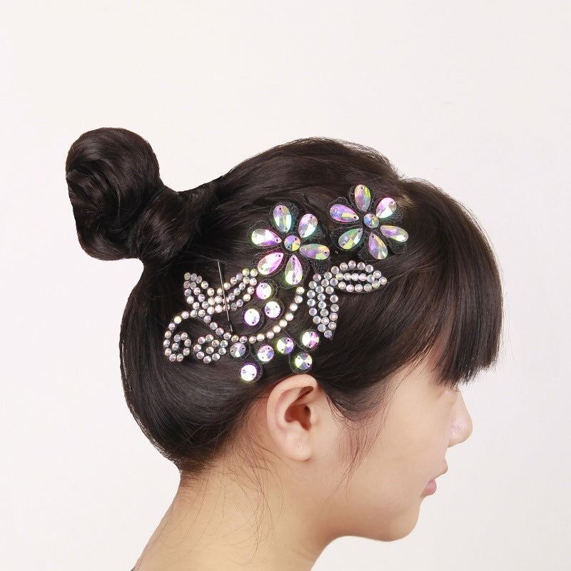 Yelavelle Crystal Floral Hair Applique