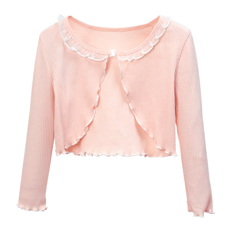Yexira Ruffle Knit Dance Outerwear