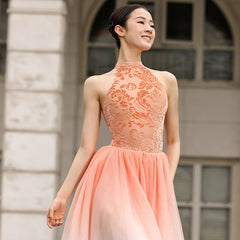 Waverly Lace Halter Leotard