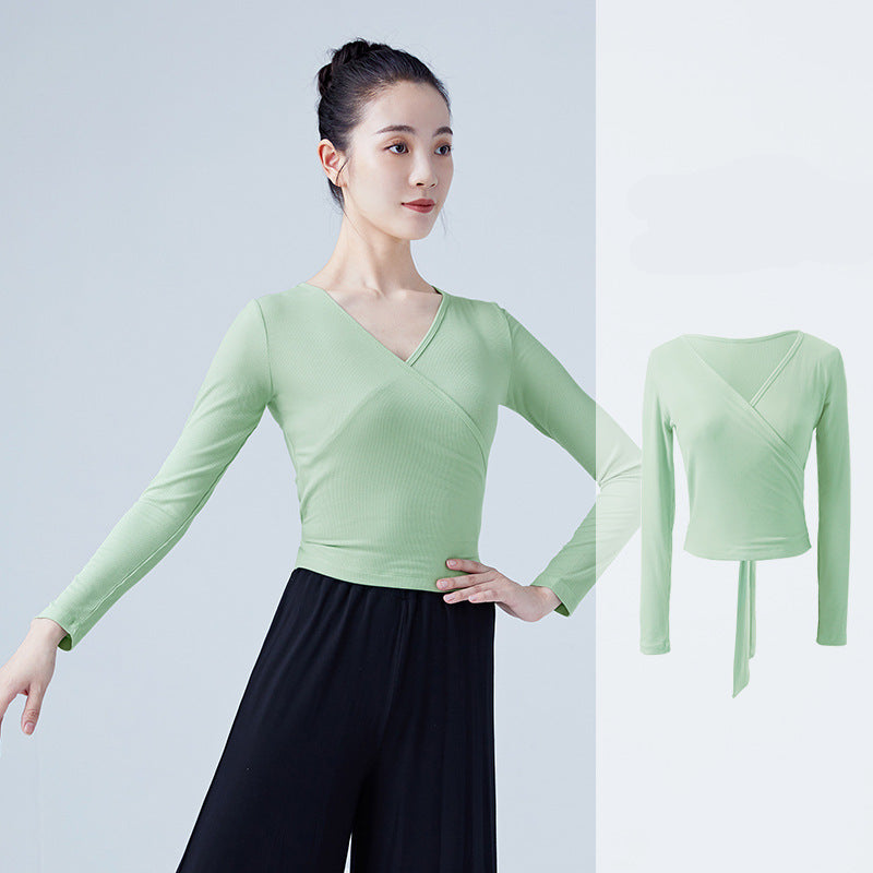 Olina Wrap Knit Practice Outerwear
