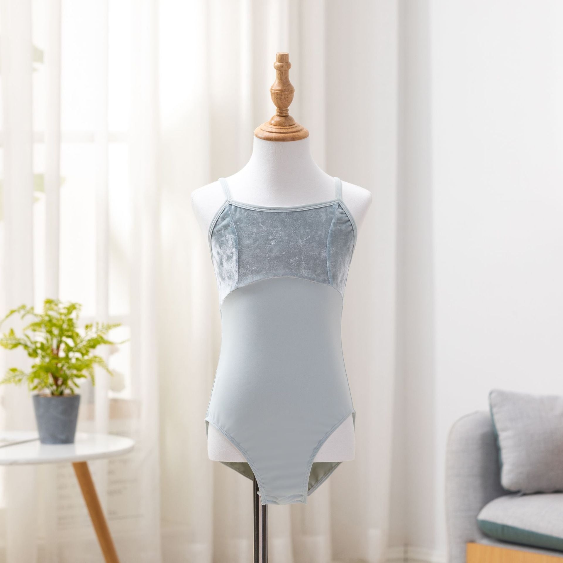 Rosiora Velvet Panel Leotard