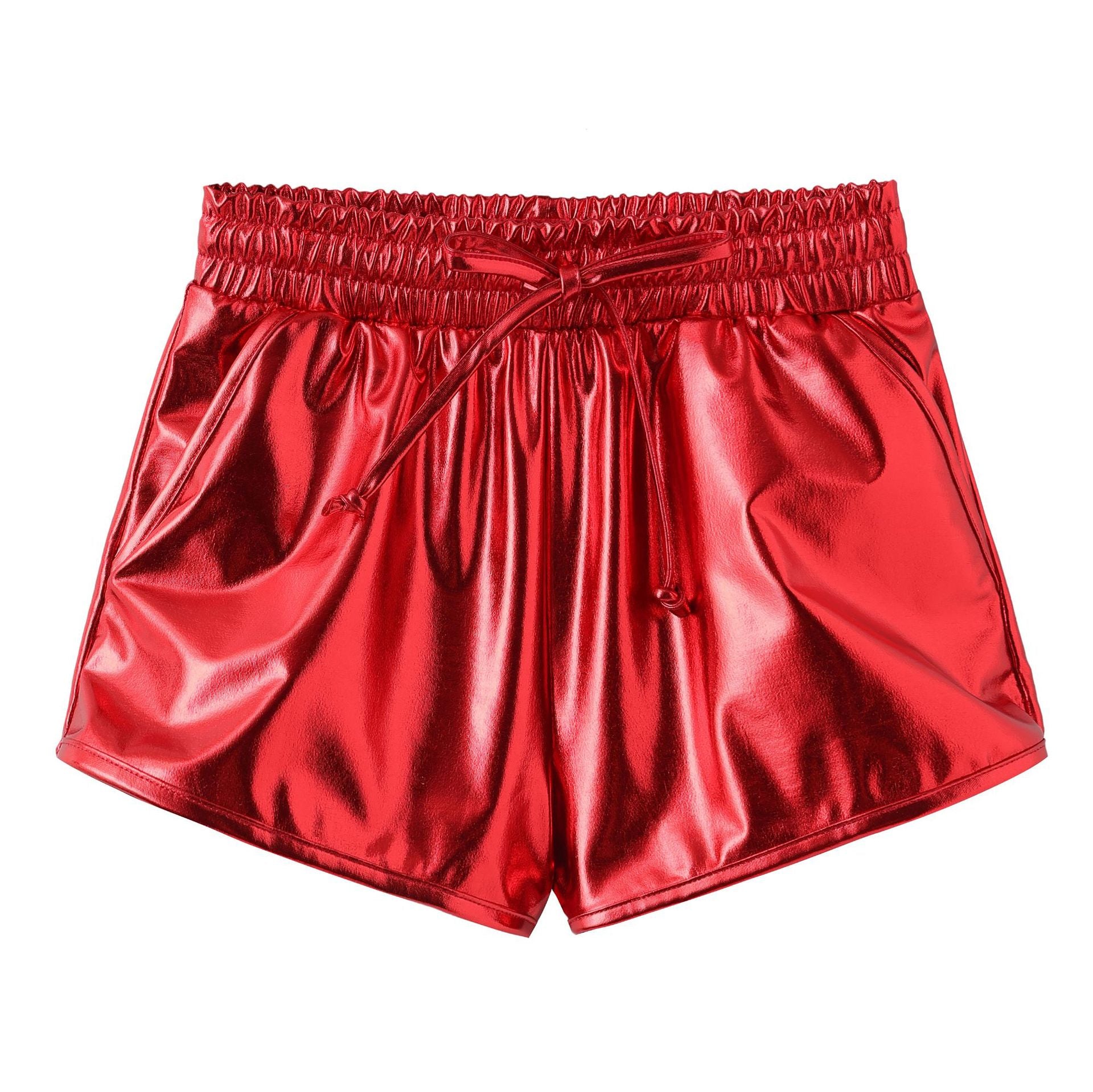 Cynvienne Metallic Training Shorts