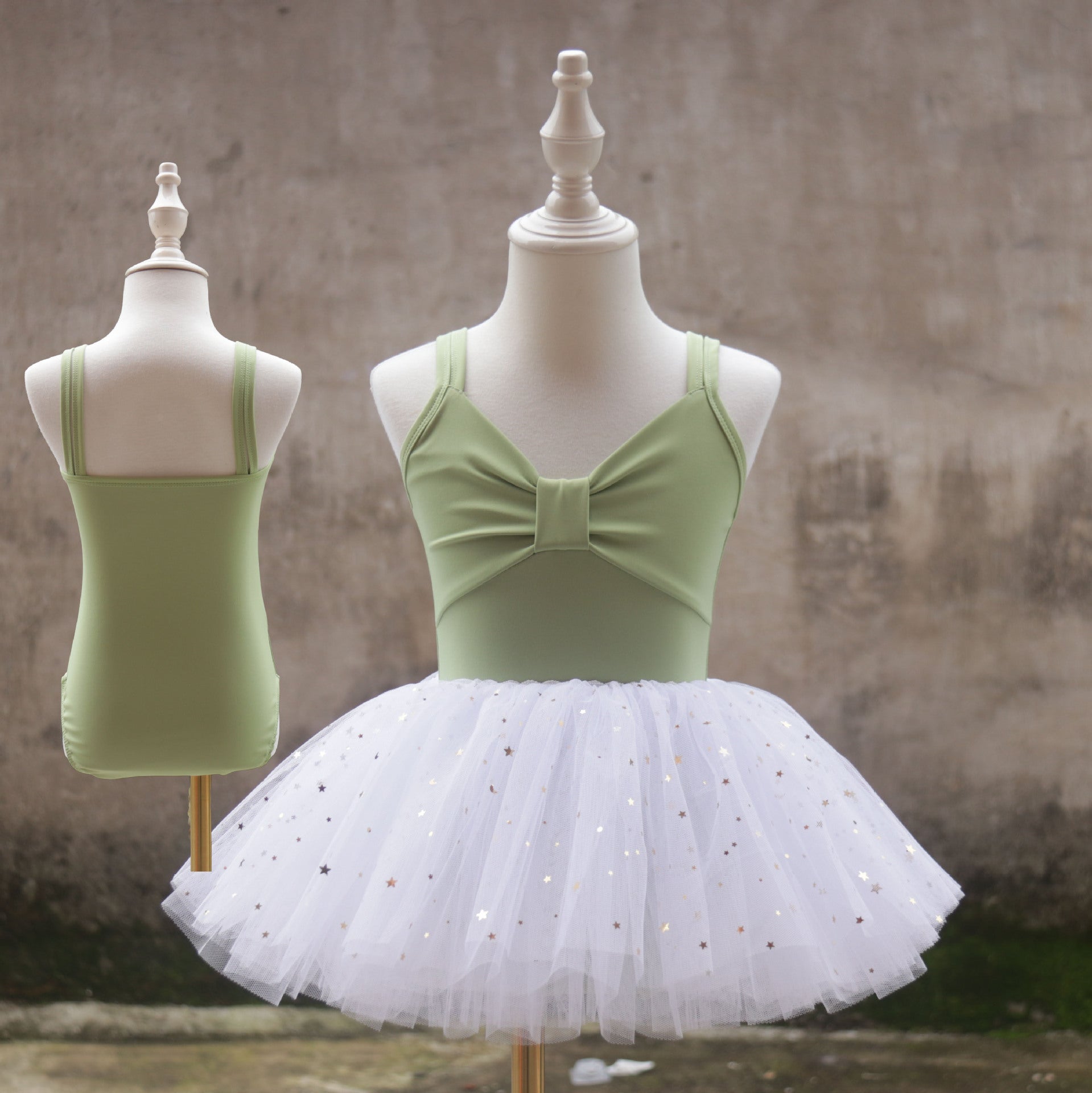 Starorin Bow Sling Leotard