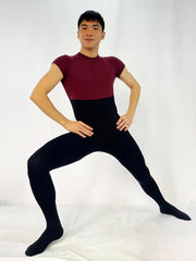 Galen Short Sleeve Footed Unitard