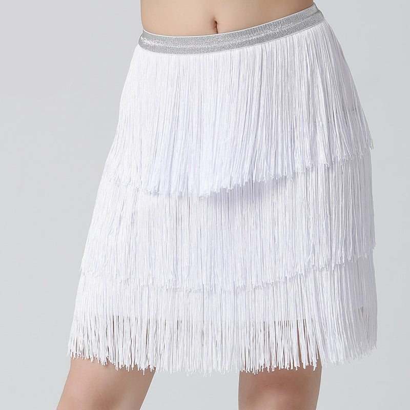Maviellea Layered Tassel Skirt