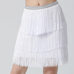 Maviellea Layered Tassel Skirt