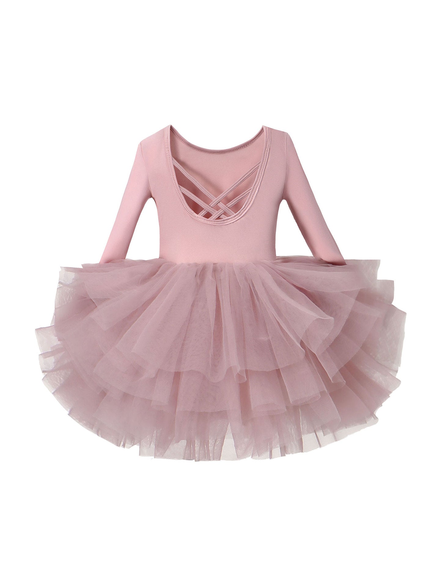 Bloomamira Rose Cloud Long Sleeve Dress