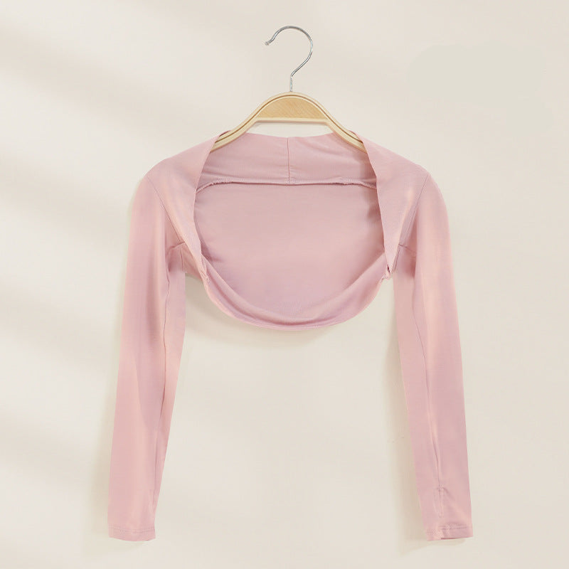 Petaldore Long Sleeve Wrap Training Outerwear