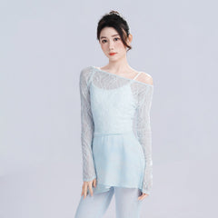 Norina Off-Shoulder Lace Long Sleeve