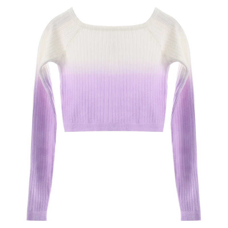 Xynira Gradient Knit Outerwear