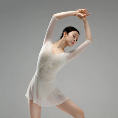 Dominique Lace Skirted Dress