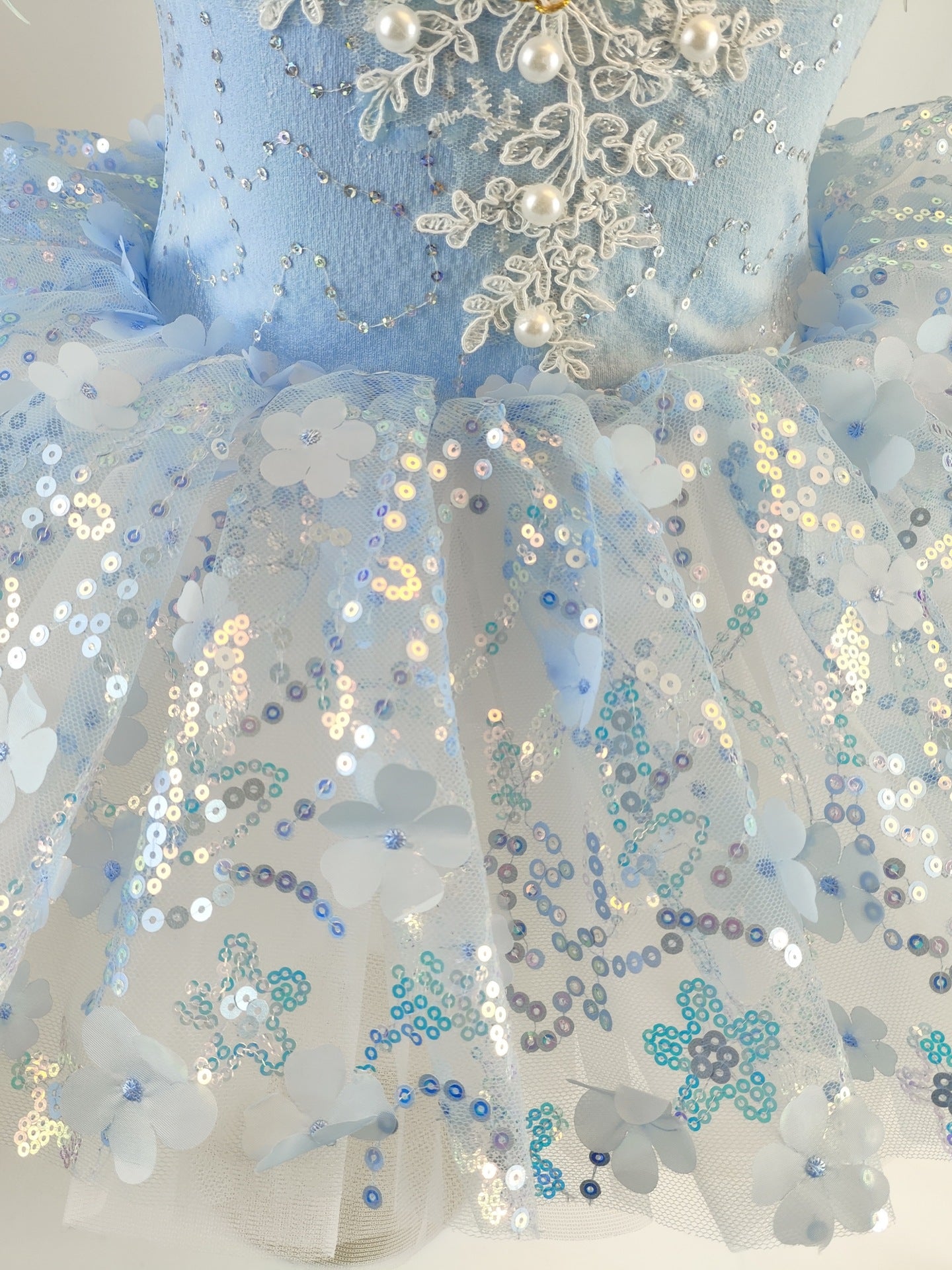 Bloomorin Snowflake Swan Tutu Dress