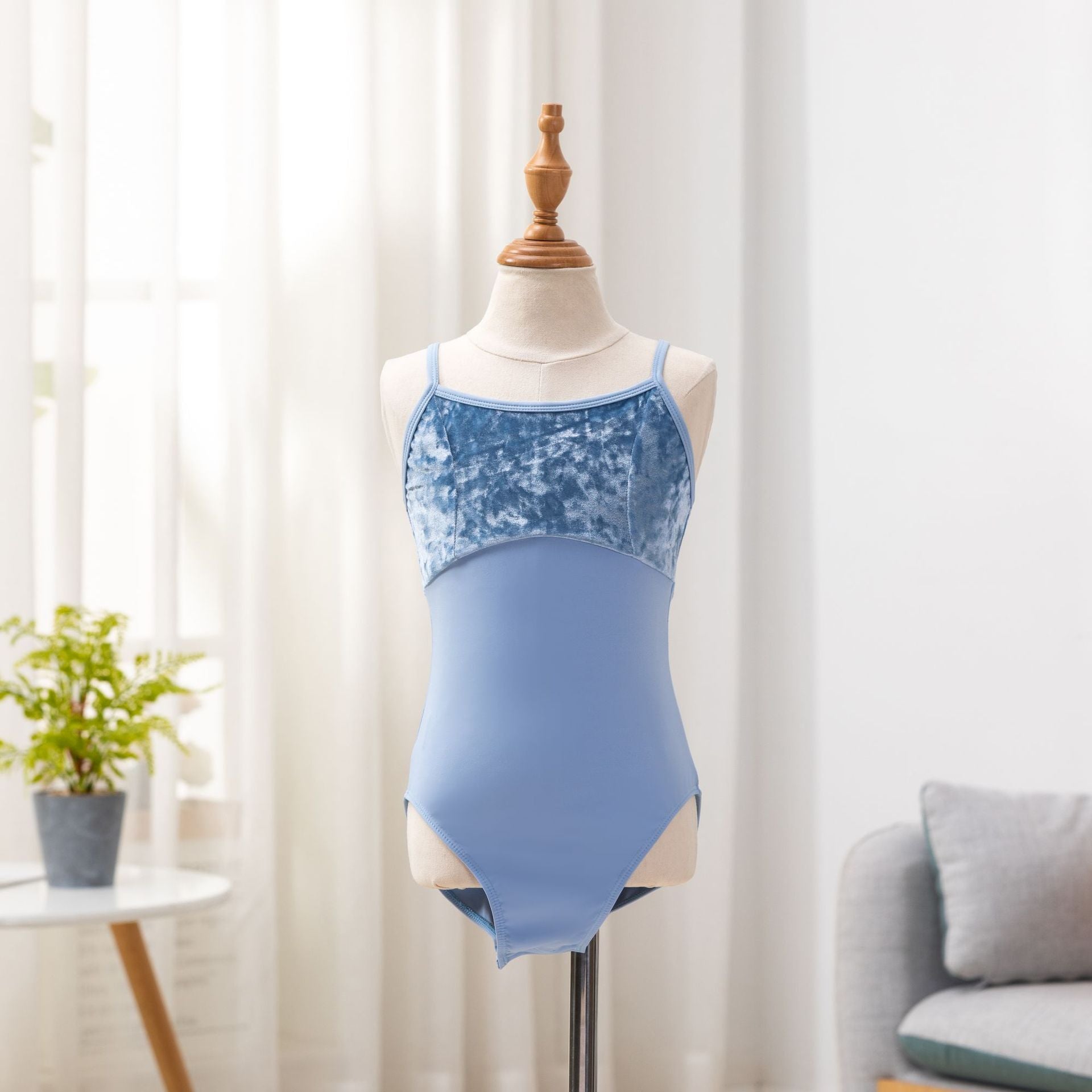 Rosiora Velvet Panel Leotard