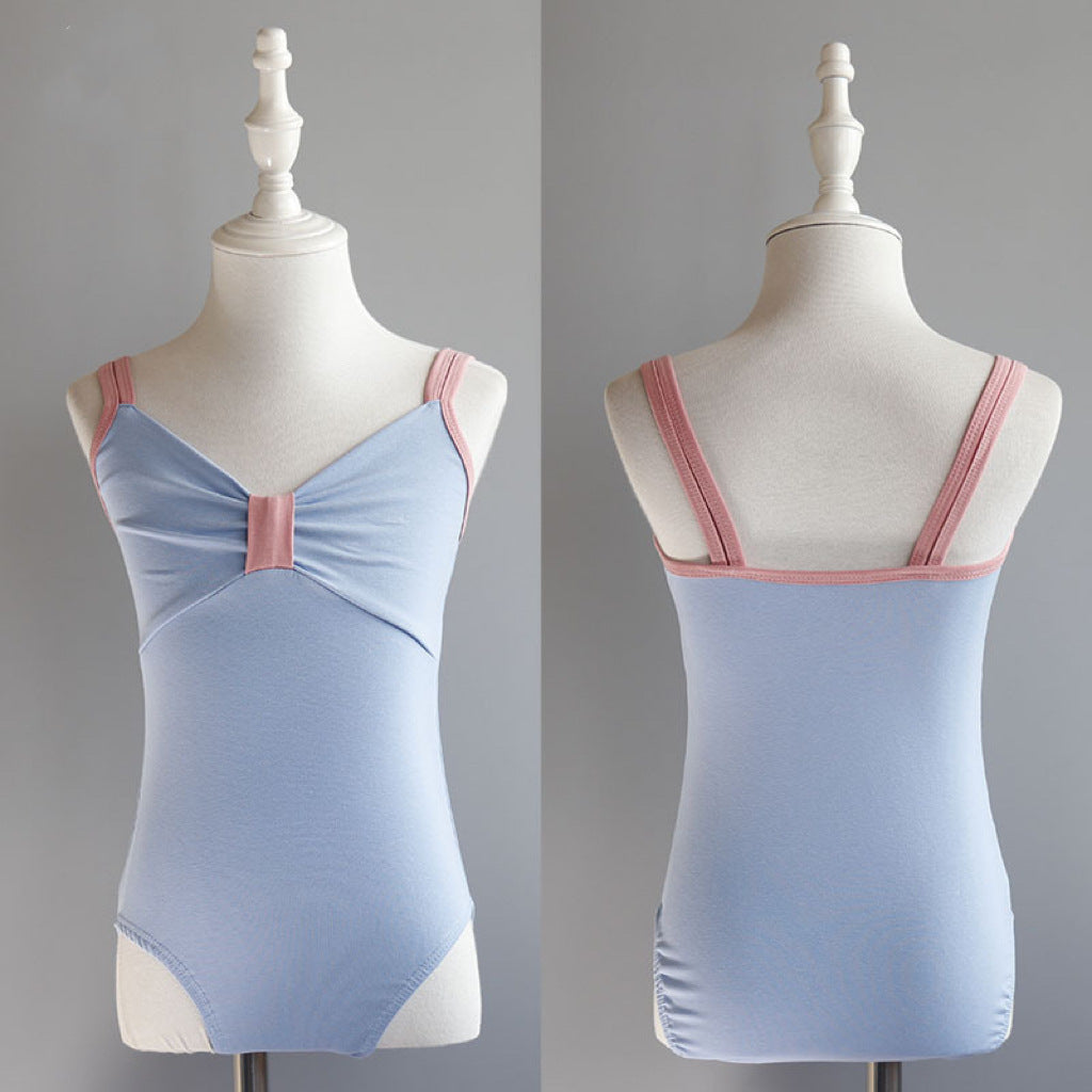 Snoworie Summer Sling Contrast Trim Leotard