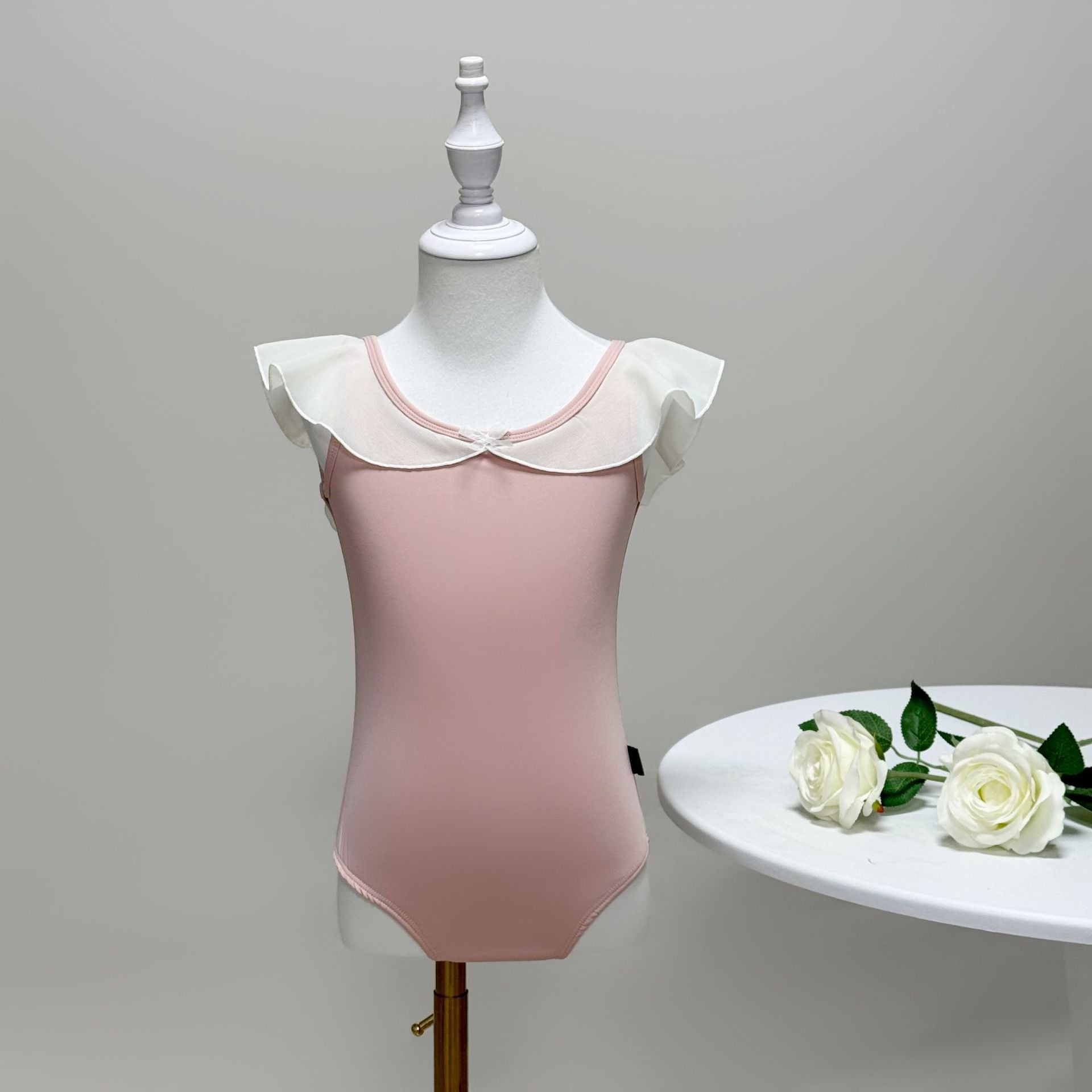 Snowiora Ruffle Sleeve Leotard