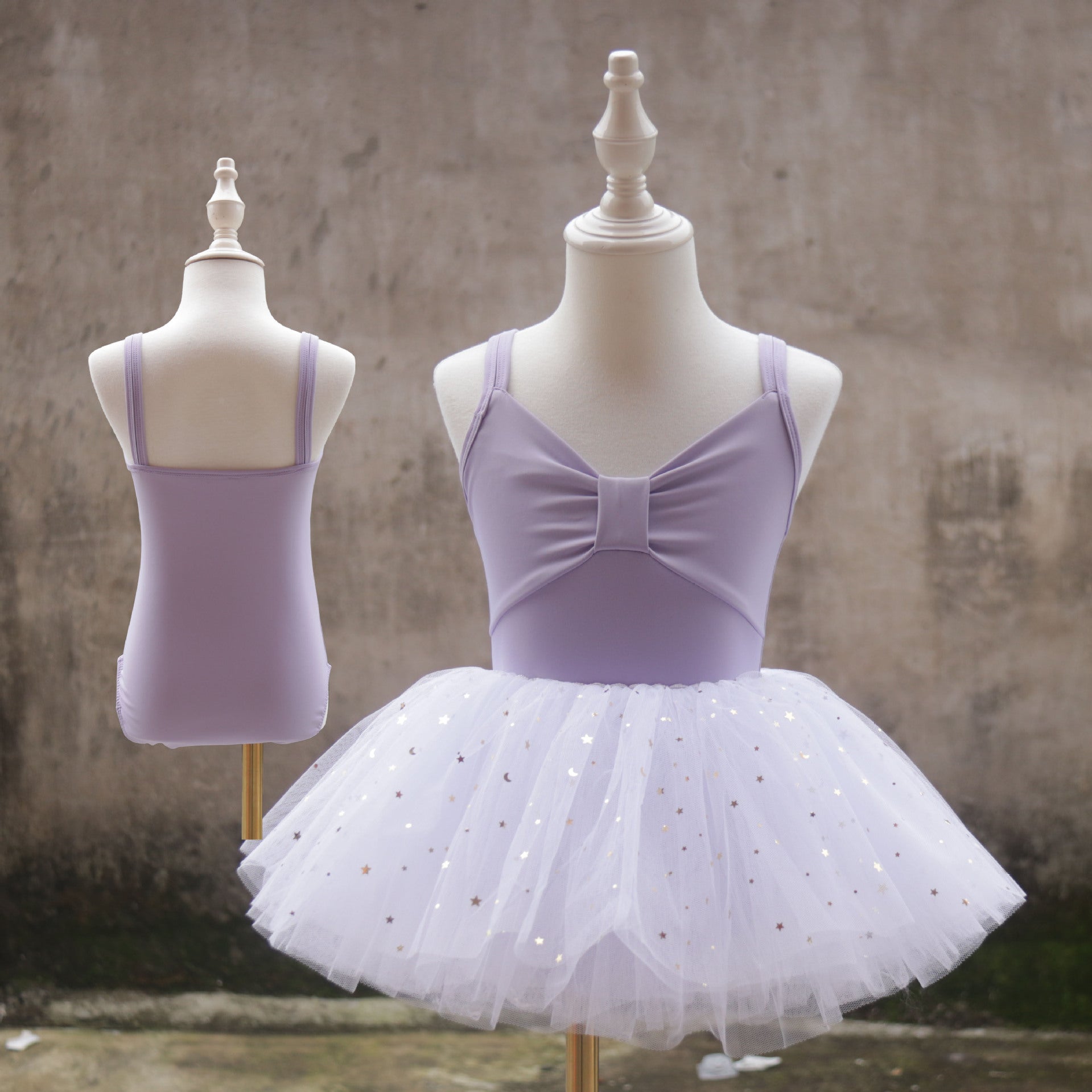 Starorin Bow Sling Leotard