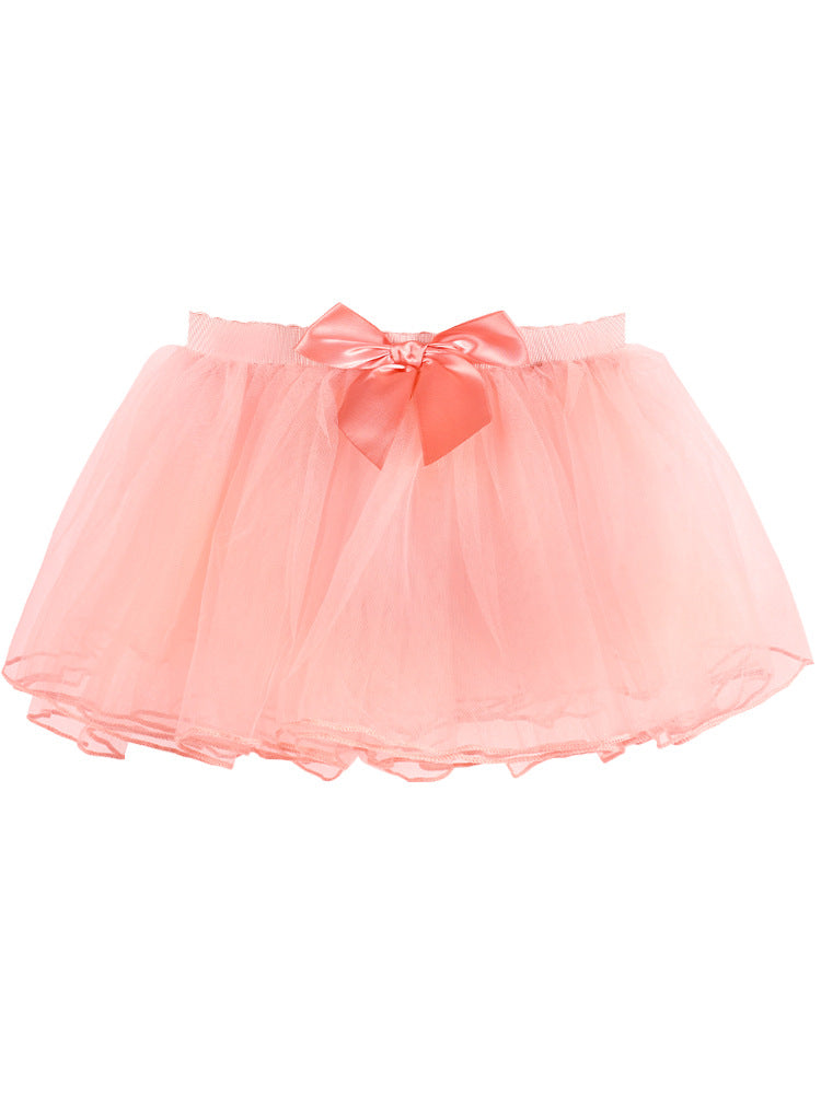 Rosorin Four-Layer Mesh Princess Skirt