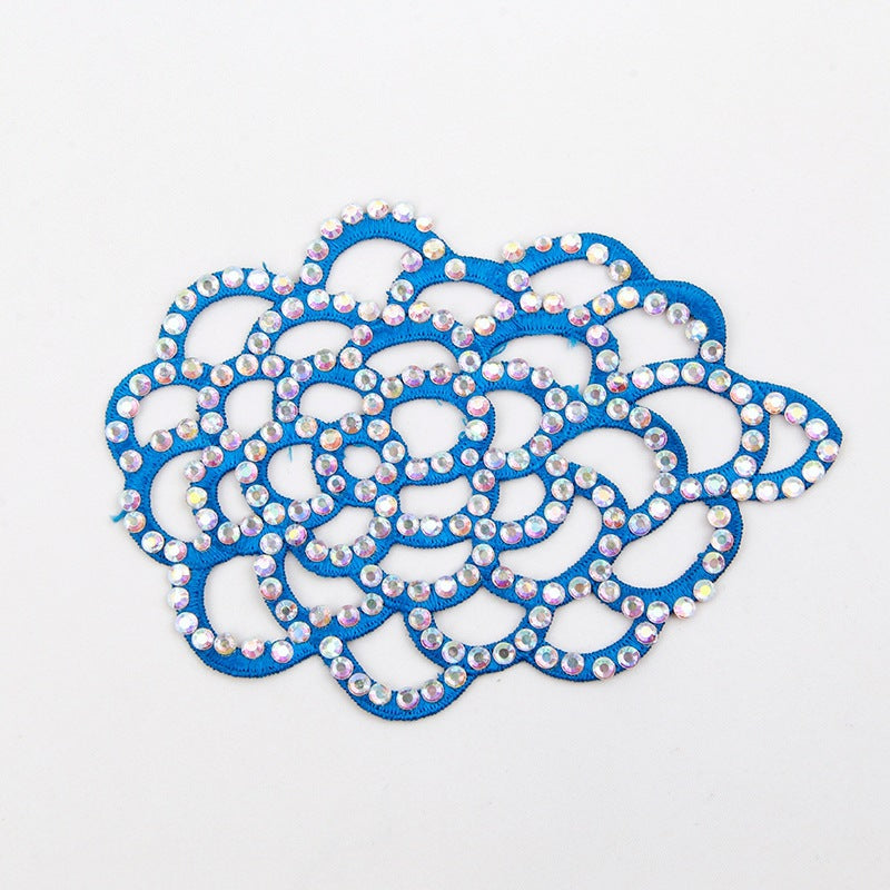 Xelavienne Rhinestone Floral Hair Clip