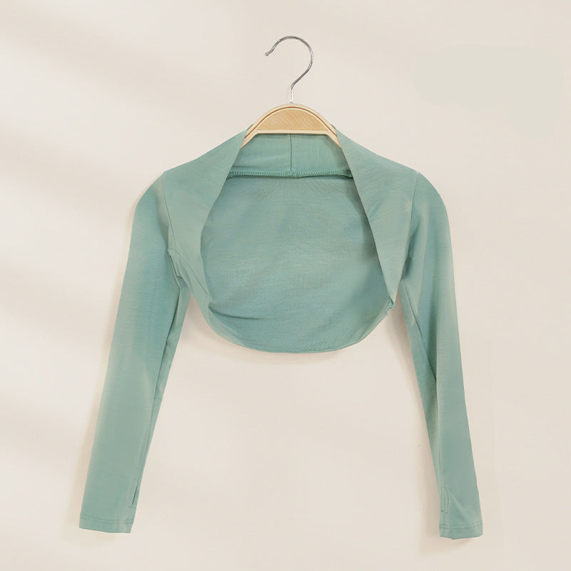 Petaldore Long Sleeve Wrap Training Outerwear