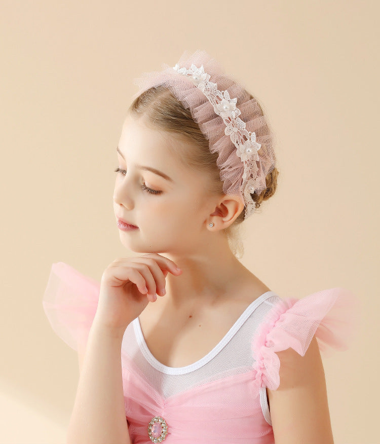 Belladore Lace Pearl Hair Headband