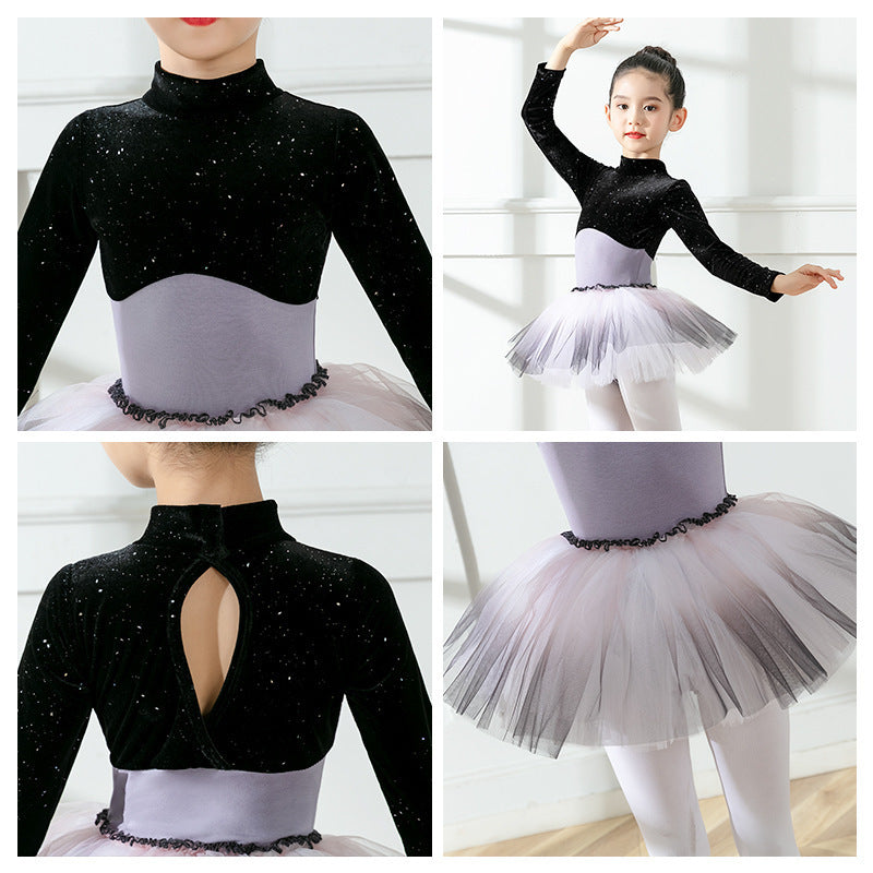 Moonorin Velvet High-Neck Leotard