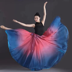 Cressida Polyester Classic Flowing Skirt