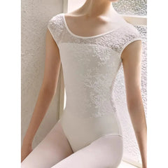 Greta Floral Mesh Leotard