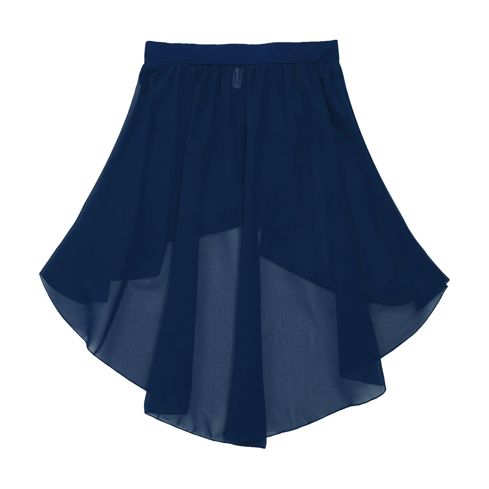 Chiffon Ballet Side-Dip Wrap Skirt