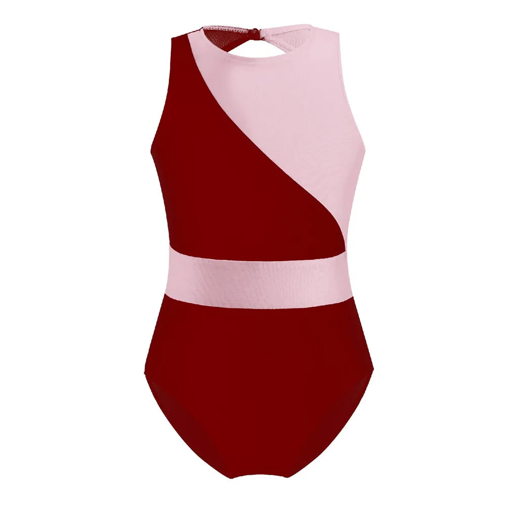 Girls’ Ballet & Gymnastics Leotard Jumpsuits