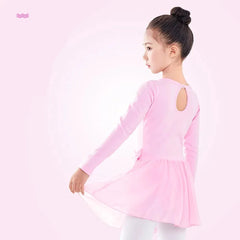 Petallique Chiffon with Cotton Lining Leotard
