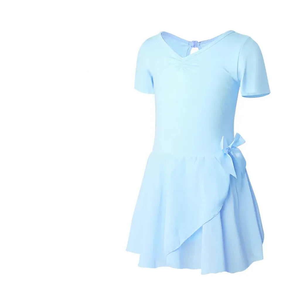 Petallique Chiffon with Cotton Lining Leotard