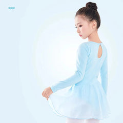 Petallique Chiffon with Cotton Lining Leotard
