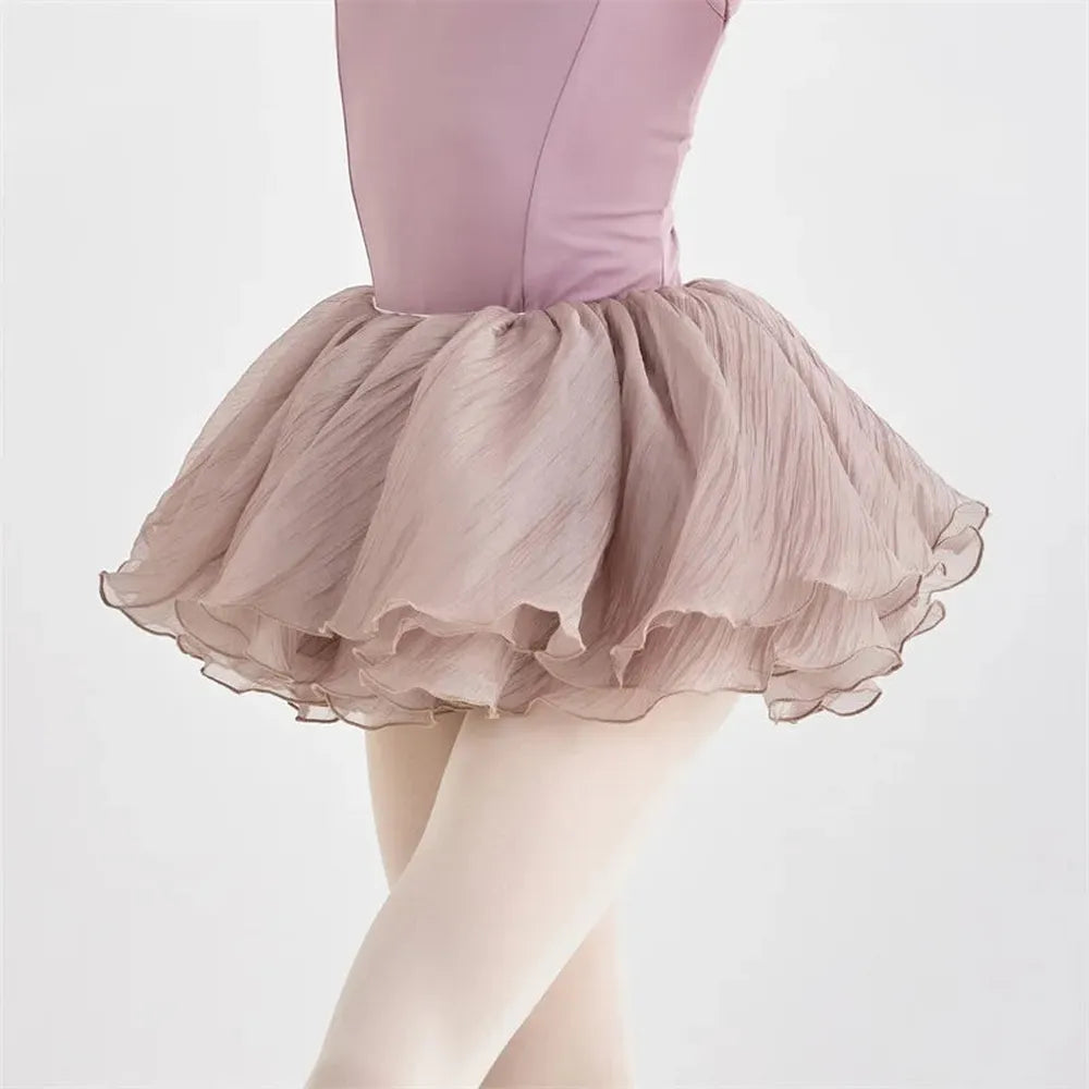 Amelia 4-Layer Silk Tulle Ballet Skirt