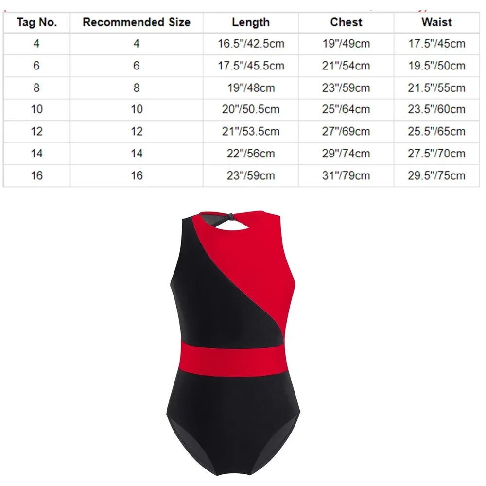 Girls’ Ballet & Gymnastics Leotard Jumpsuits