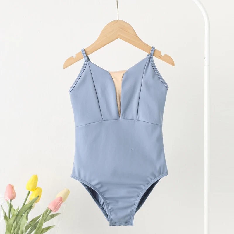 V Mesh Camisole Ballet Leotard