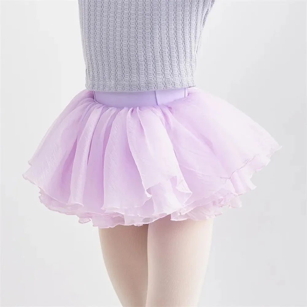 Amelia 4-Layer Silk Tulle Ballet Skirt